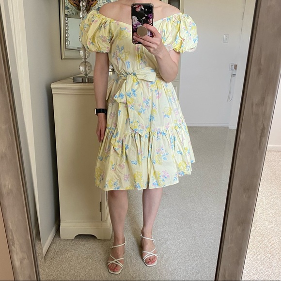 LoveShackFancy for Target Inés Floral Dress 2 - Picture 2 of 13